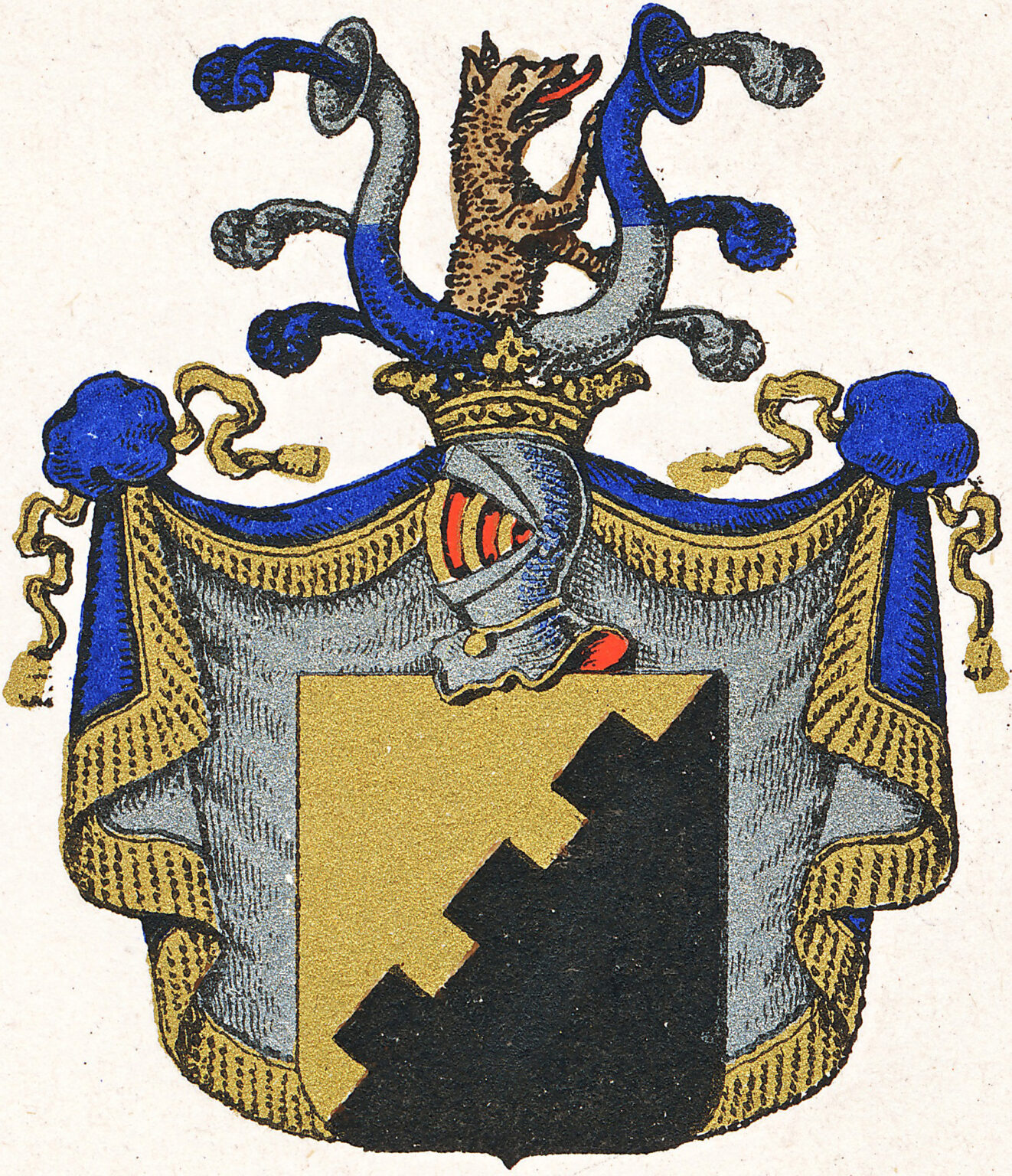 Von Lingen – Heraldik – Stiernstedt Och Klingspors Vapenbok, 1865 ...